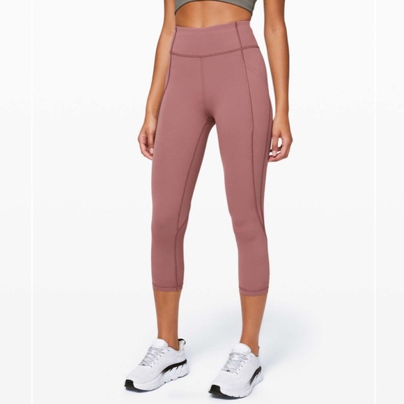 lululemon athletica Pants - Lululemon Time To Sweat Luxtreme Crop Leggings